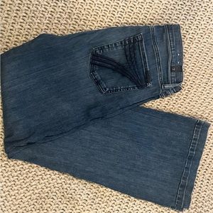 7 For All Mankind Dojo Tailorless trouser jeans size 30